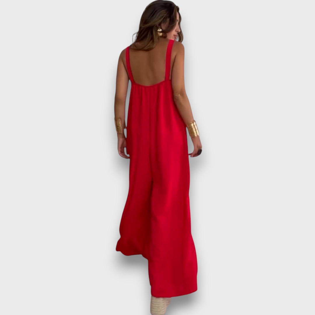 Nadine – Luftiger Sommer-Jumpsuit mit Trägern - Emma Fioretti