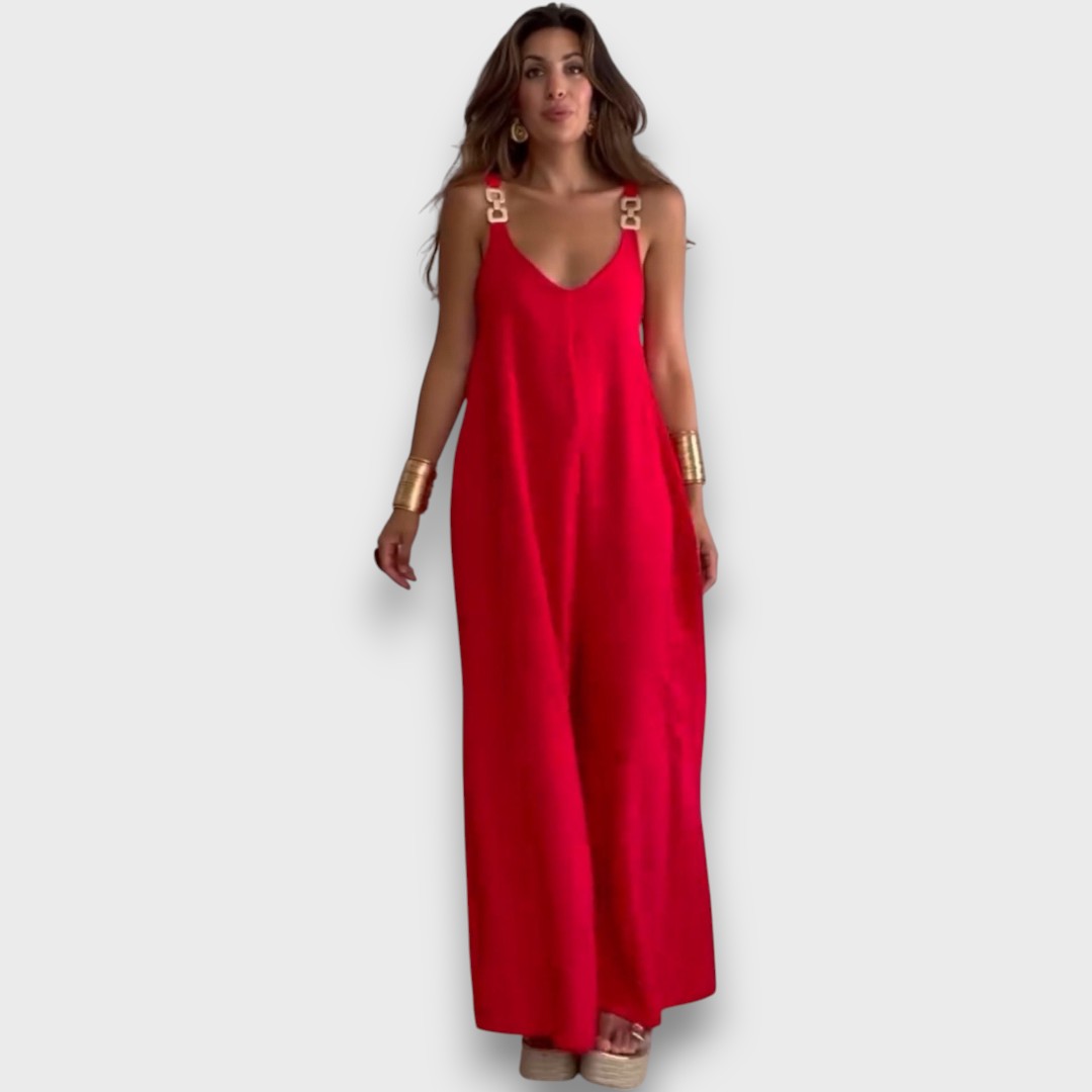 Nadine – Luftiger Sommer-Jumpsuit mit Trägern - Emma Fioretti