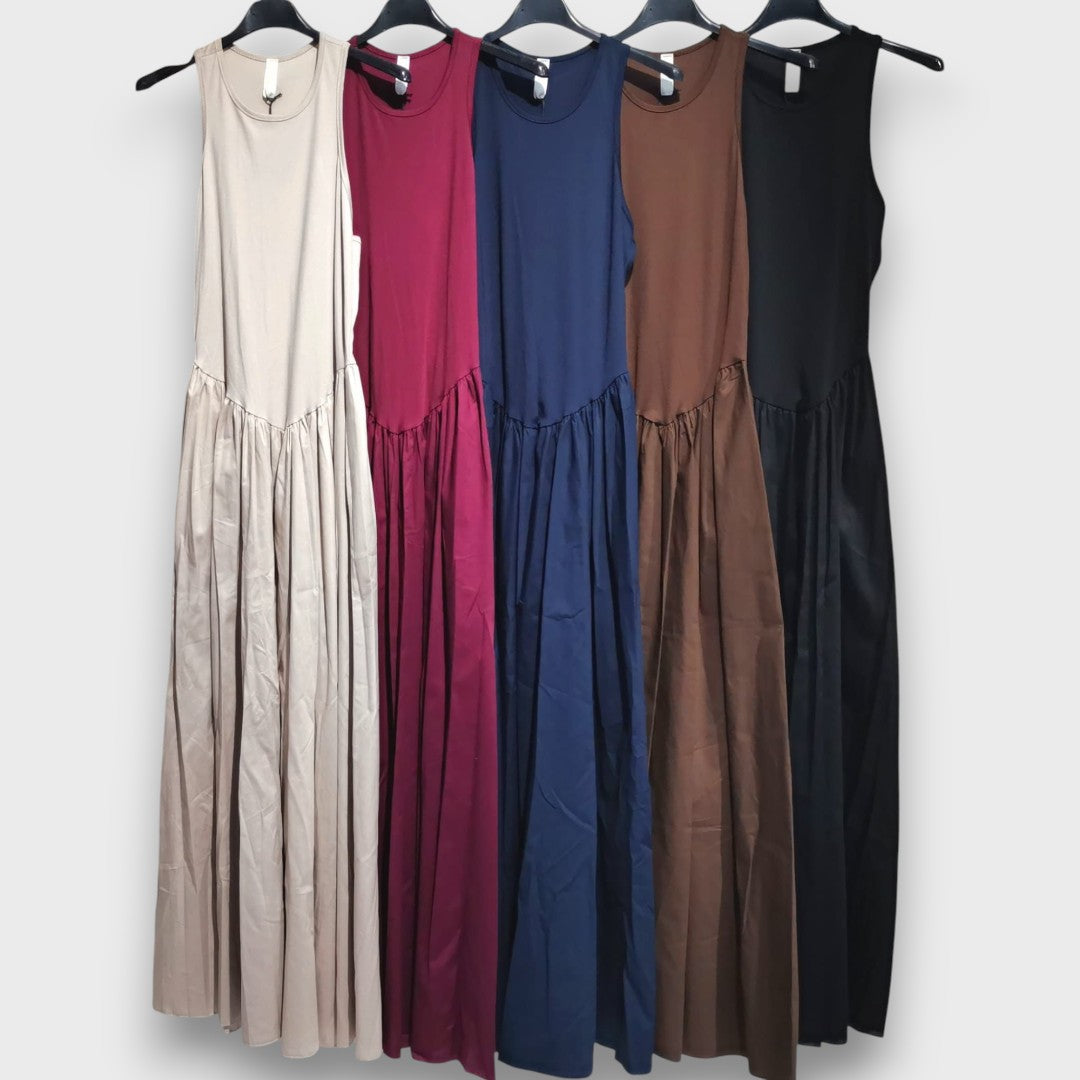 Clarissa – Kleid mit kontrastvoller Linie - Emma Fioretti