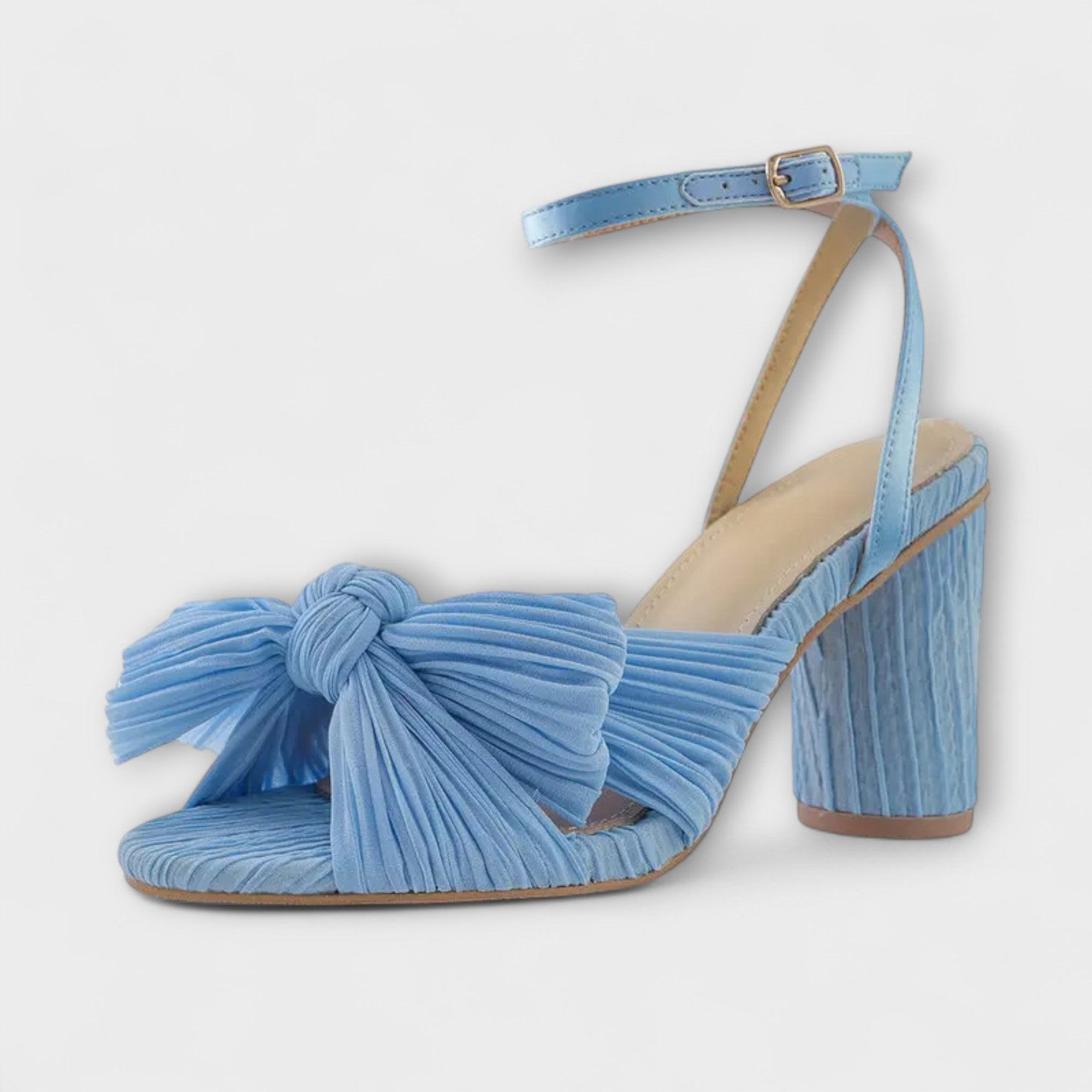 Lunette – Absatzsandalen mit Plissee-Schleife