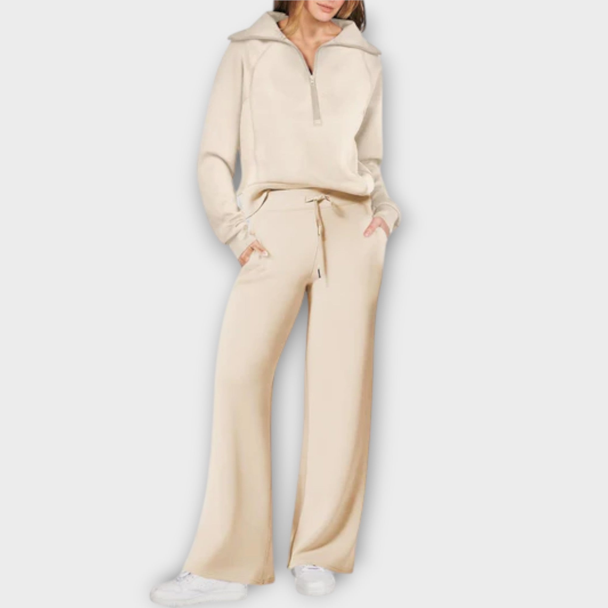 Eloria – Modernes Cozy-Set mit weitem Bein