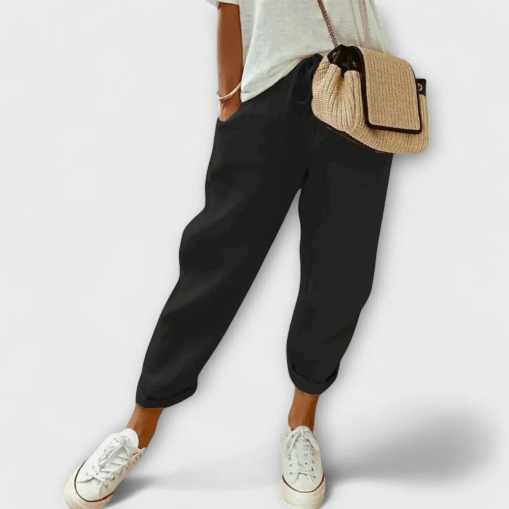 Benia – Luftige Freizeithose mit femininer Silhouette - Emma Fioretti