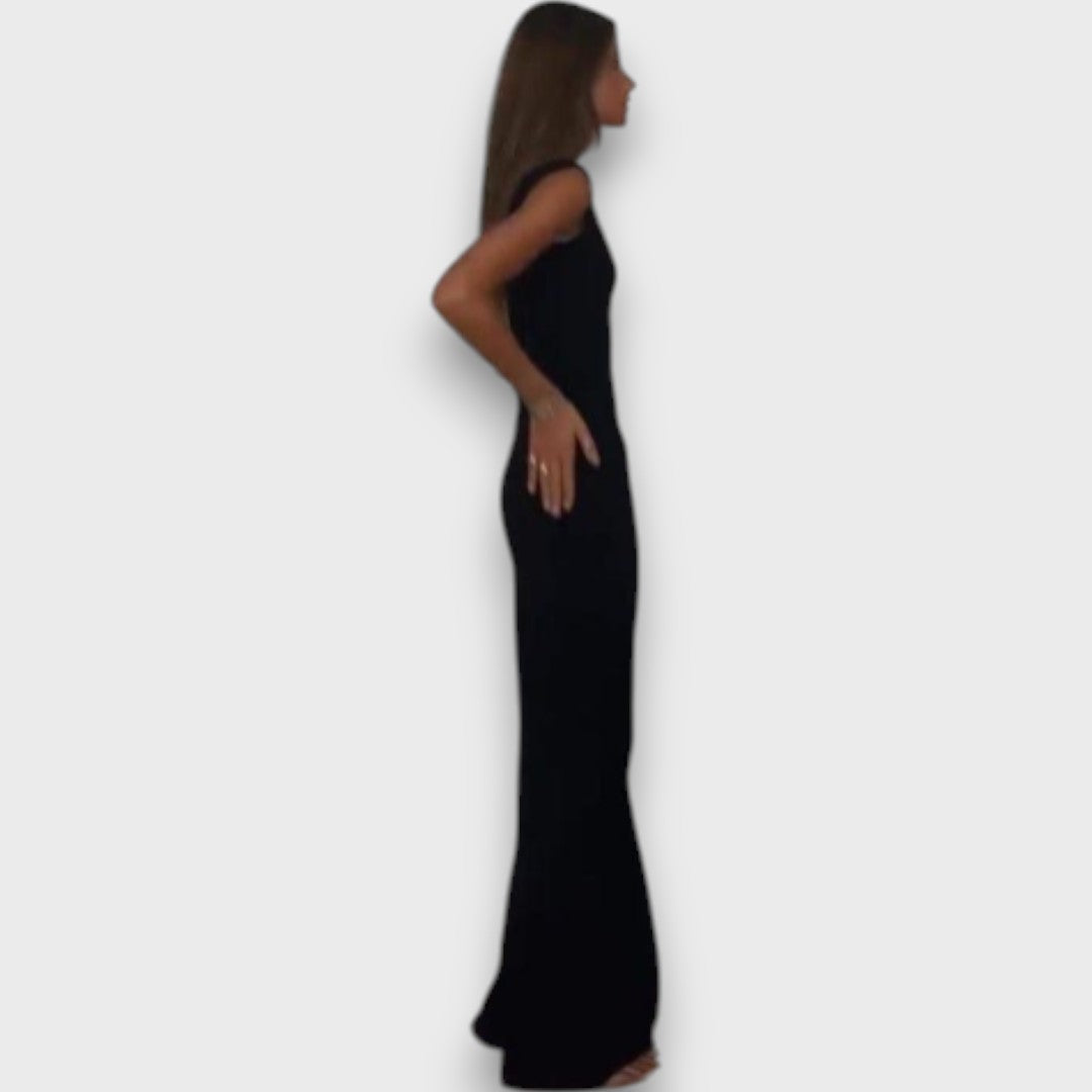 Anna – Ärmelloser Jumpsuit mit klarer Linie - Emma Fioretti