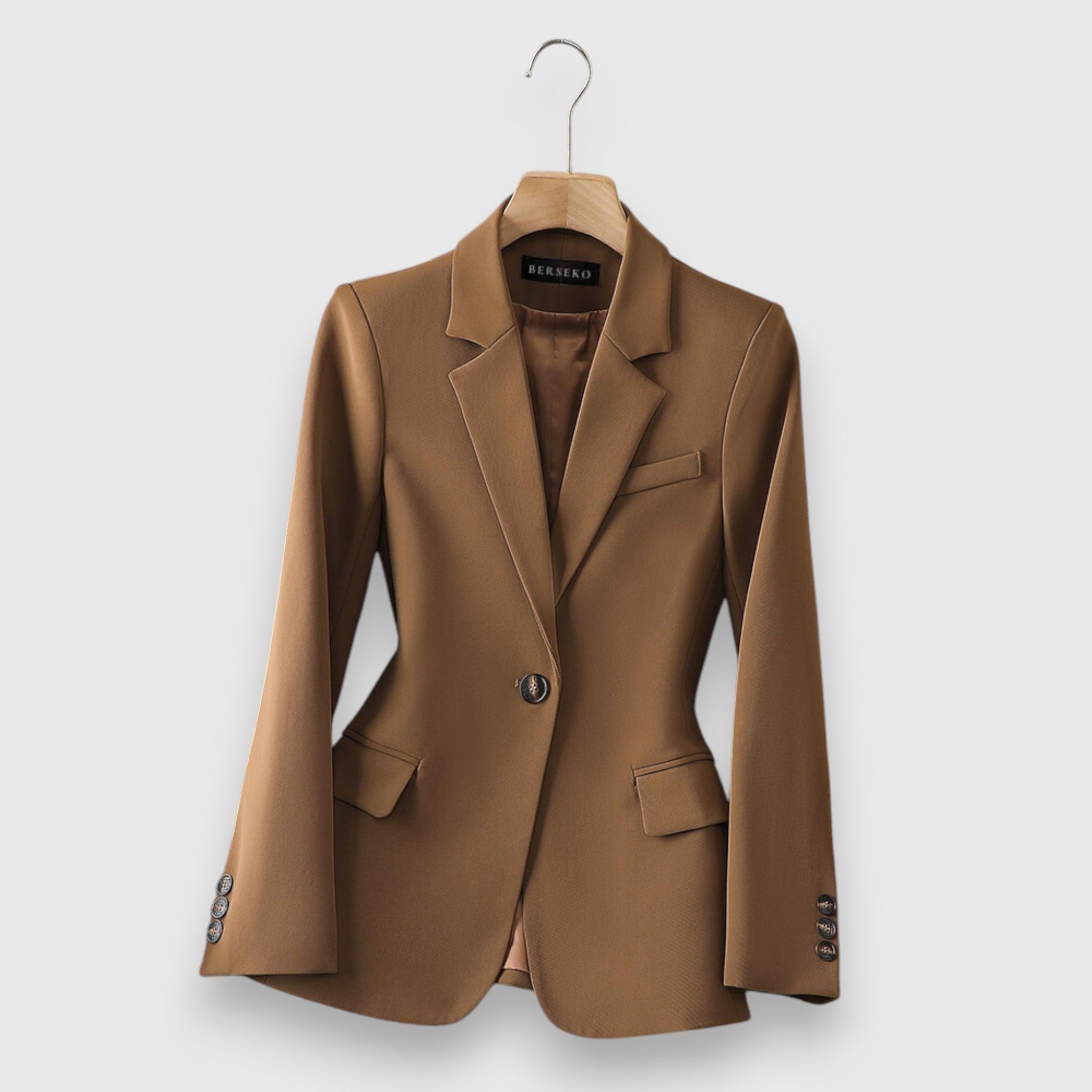 Wandara – Blazer mit Einknopfverschluss