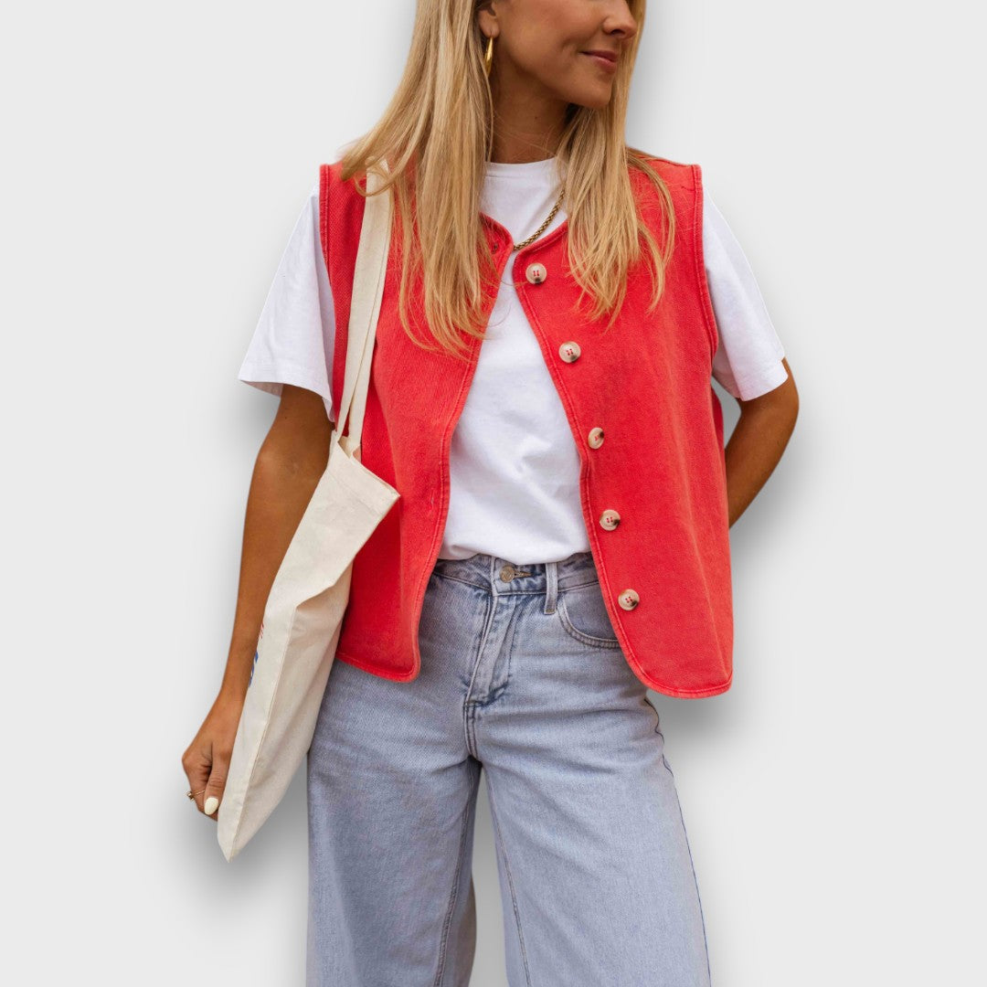 Vera – Letnia kamizelka w stylu retro Emma Fioretti