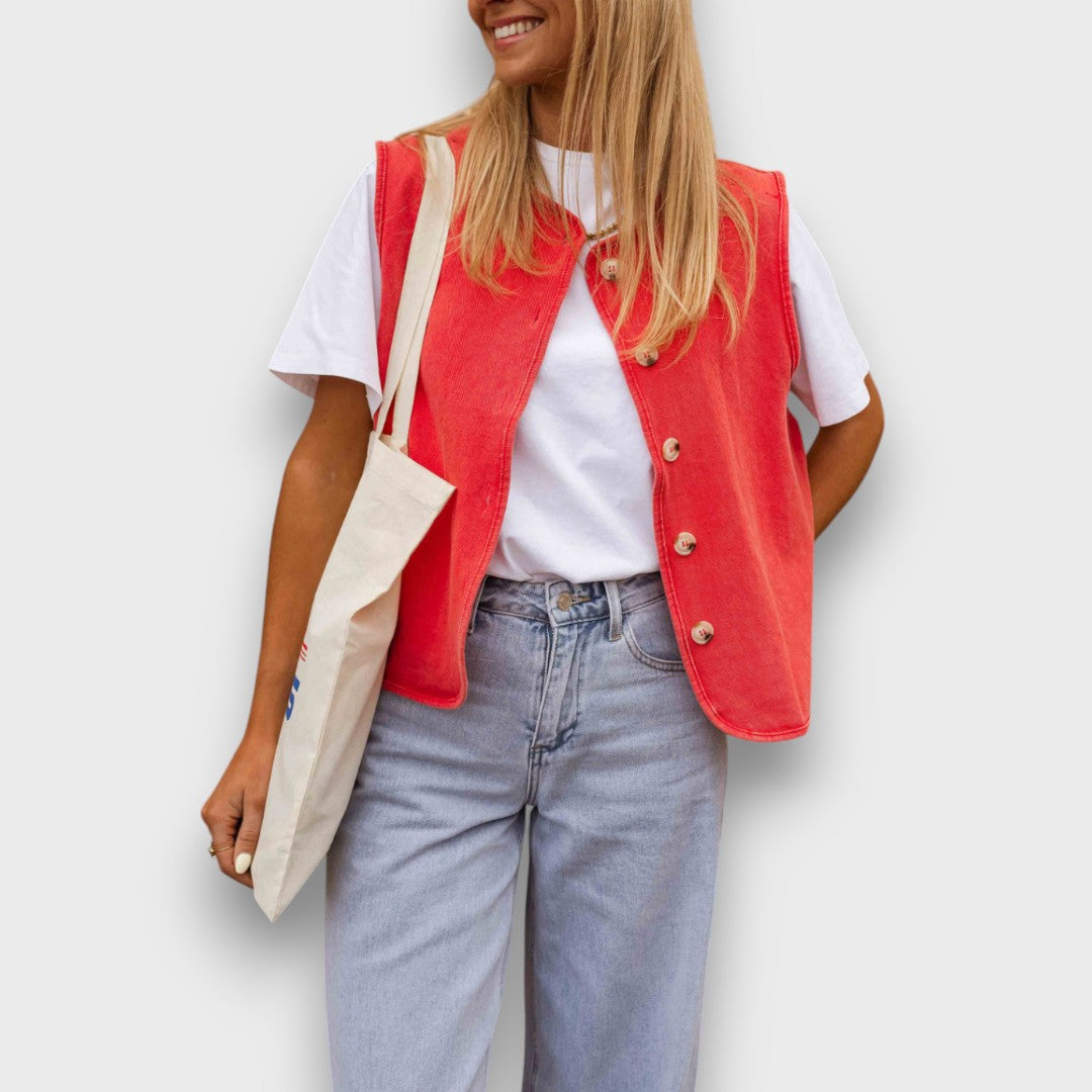 Vera – Letnia kamizelka w stylu retro Emma Fioretti
