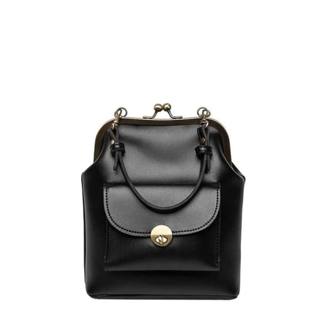 Selmira – Vintage-Tasche mit Kiss-Lock-Verschluss