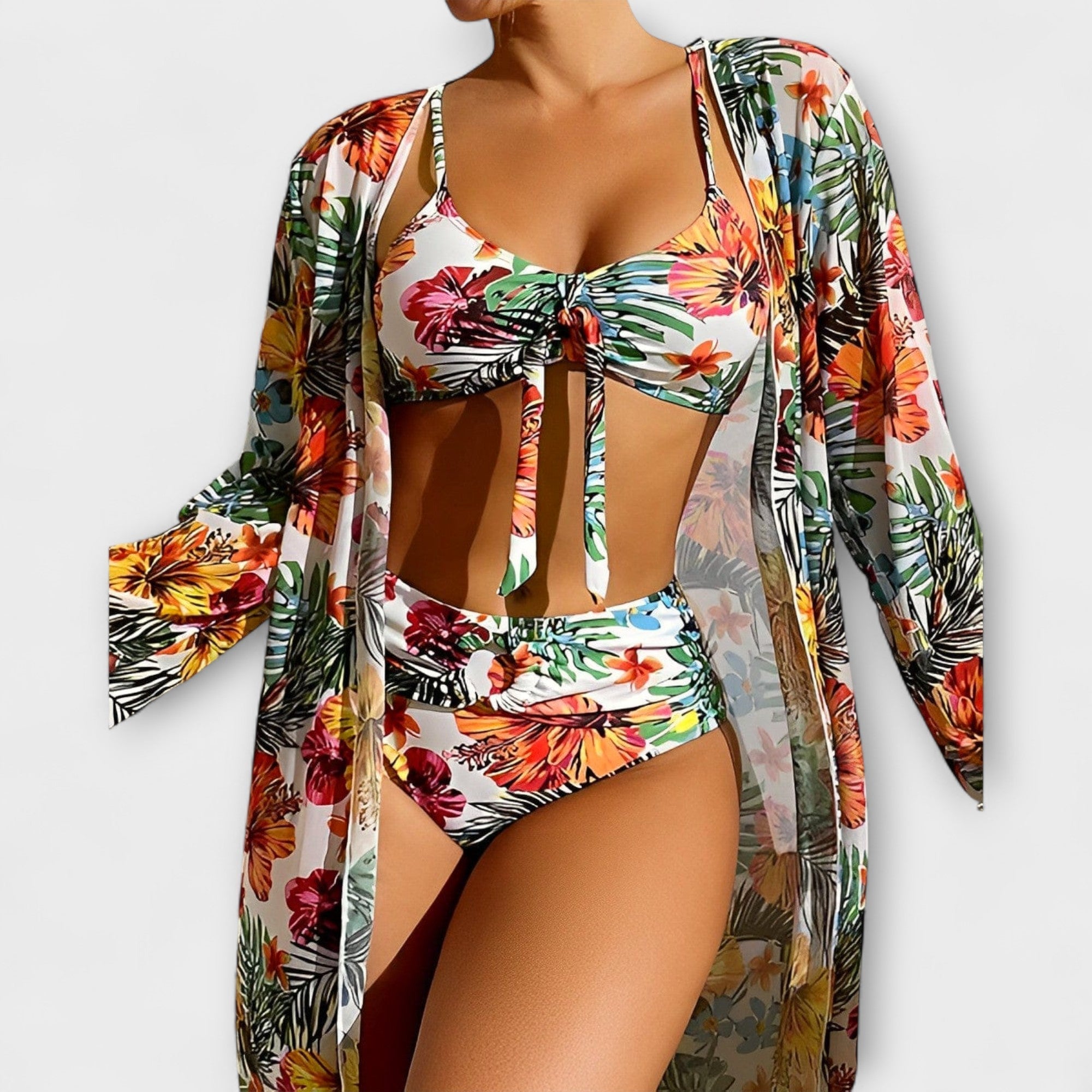 Malani – 3-teiliges Bikini-Set mit tropischem Flair