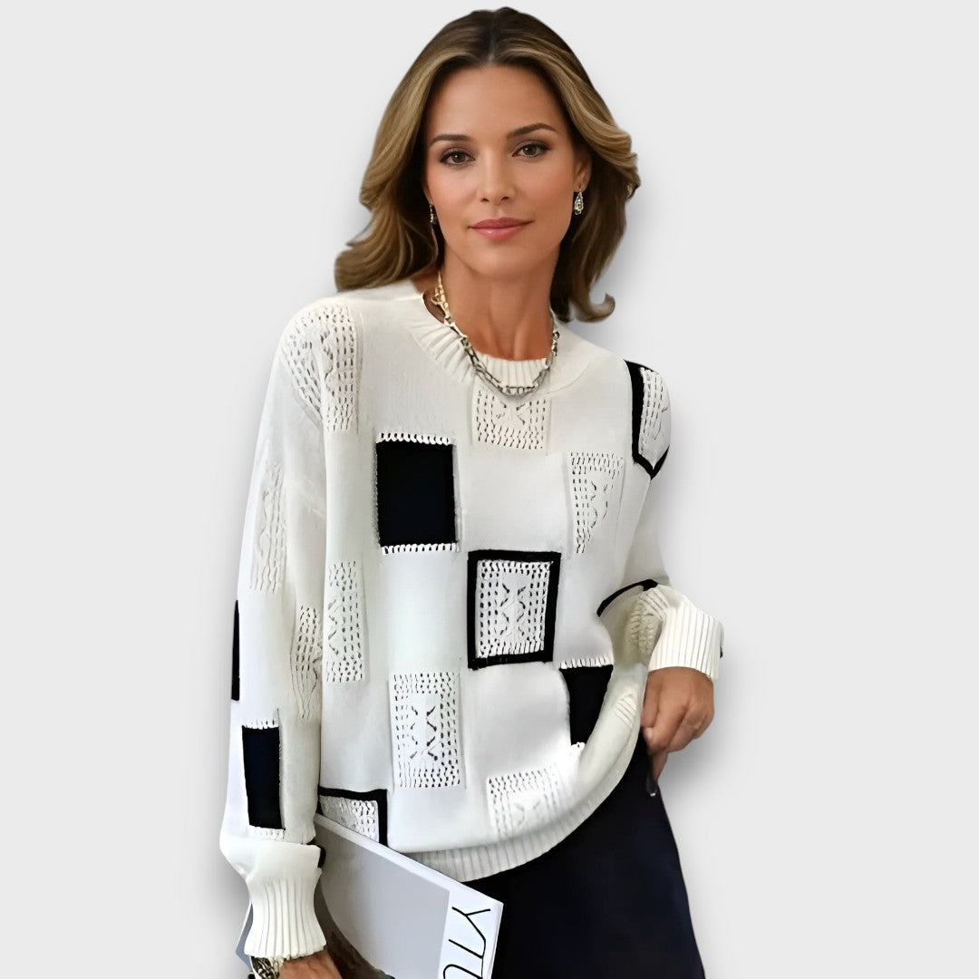 Avenna – Pullover mit grafischem Muster