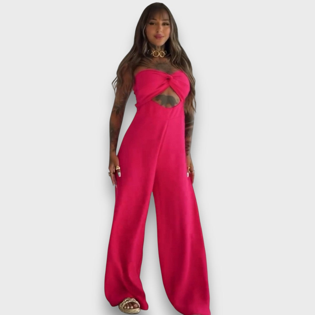 Salome – Jumpsuit mit Cut-out und Rückendetail - Emma Fioretti