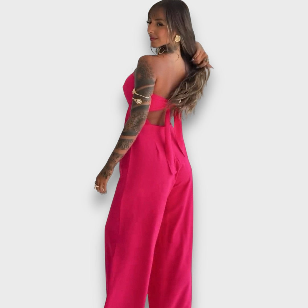 Salome – Jumpsuit mit Cut-out und Rückendetail - Emma Fioretti