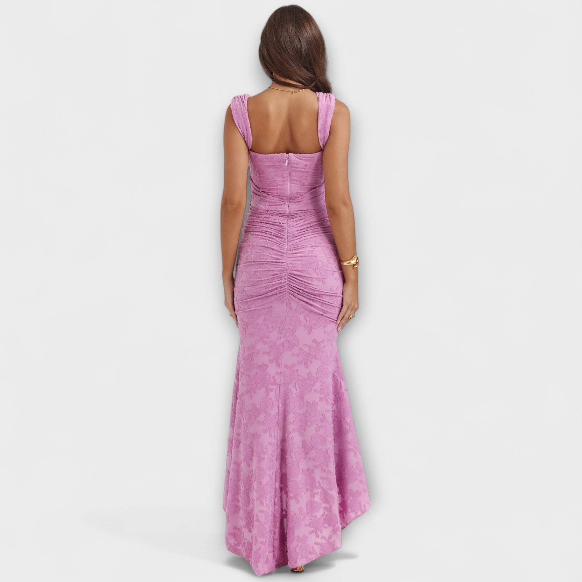 Eloura – Korsettkleid in zartem Rosaton