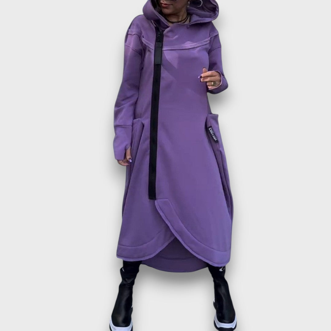 Darlina – Sweaterkleid mit Kapuze