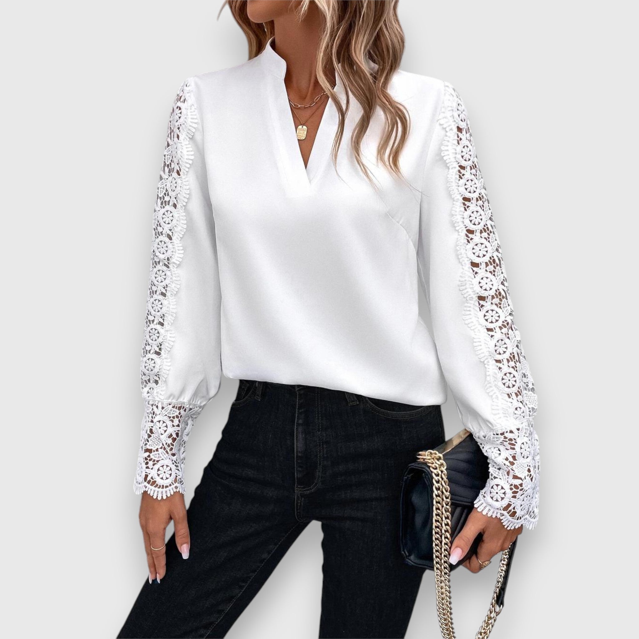 Leora – Bluse mit langen Ärmeln