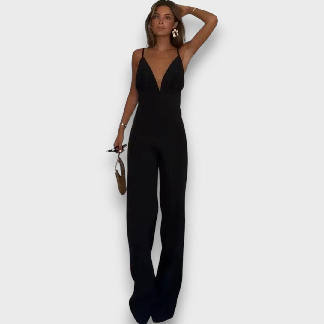 Verrine – Eleganter Jumpsuit mit tiefem Ausschnitt - Emma Fioretti