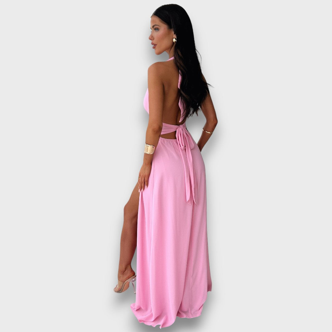 Elenoré – Maxikleid mit tiefem Beinschlitz Emma Fioretti