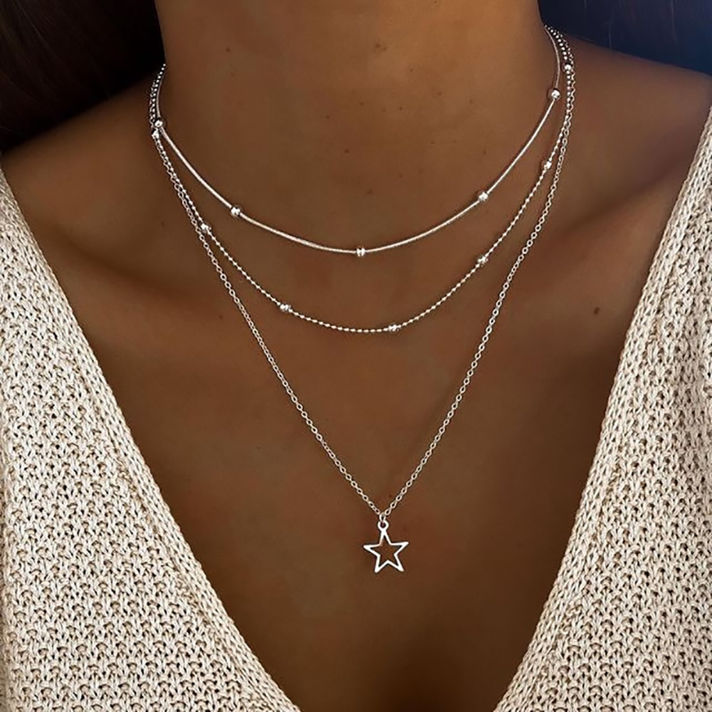Cornel – Vintage-Collier mit Sternenanhänger