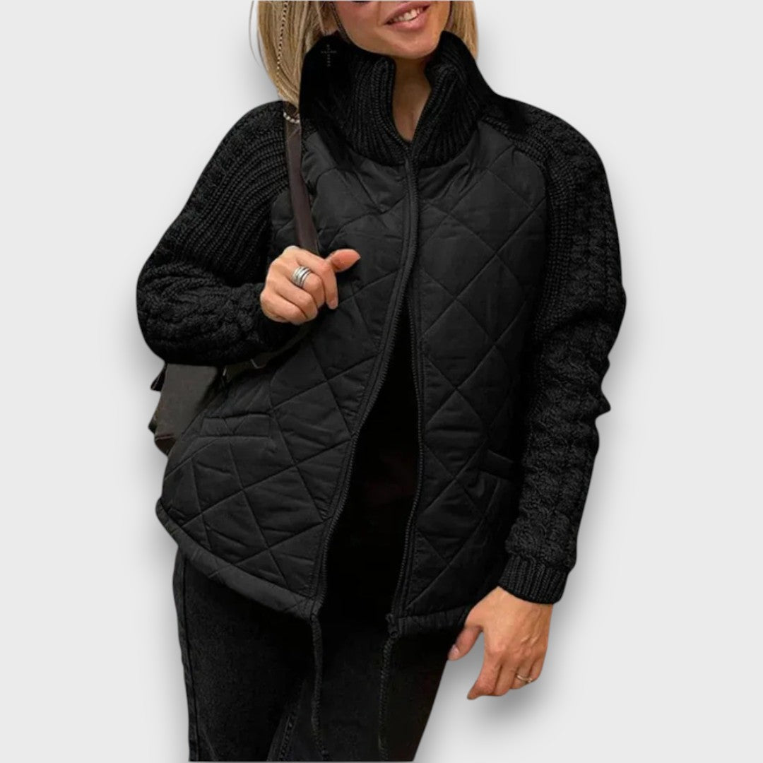 Ravinne – Steppjacke mit Strickärmeln