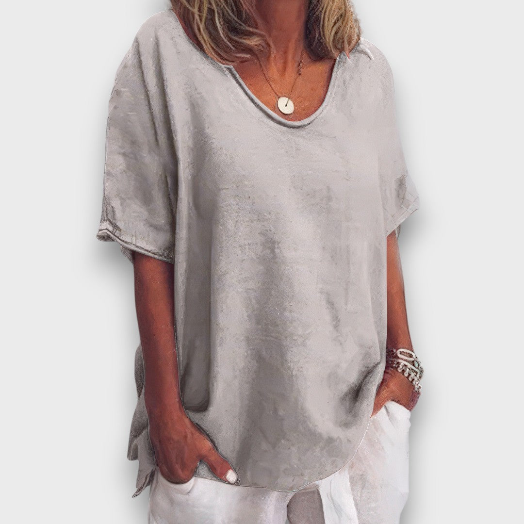 Ilyana – Schlichte Oversize-Bluse für jeden Tag - Emma Fioretti