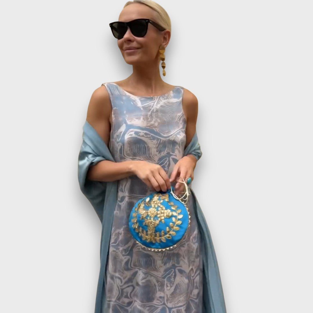 Evorie –  Maxikleid mit Cardigan