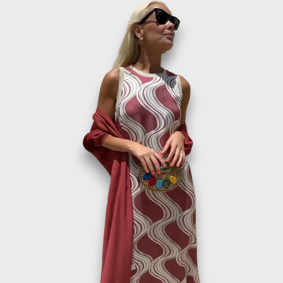 Caliera –  Maxikleid mit Cardigan