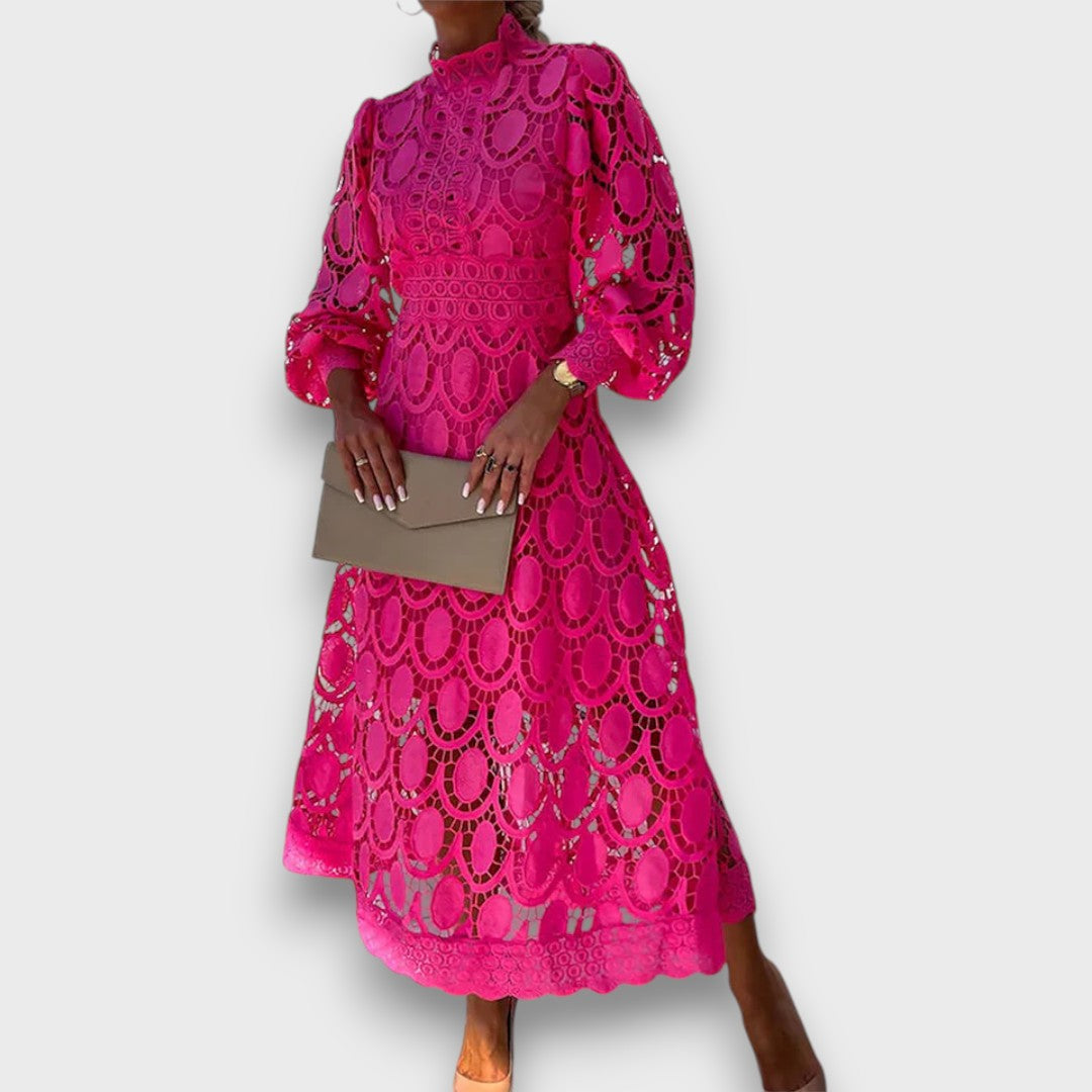 Charlotte – Romantisches Midikleid mit betonter Taille Emma Fioretti